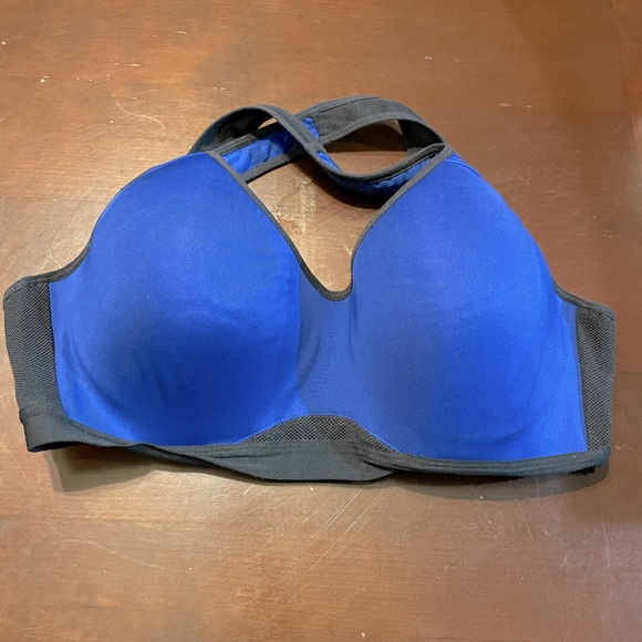 Shambhala Sports bra in Size 36D. Royal Blue with black trim. - Picture 1 of 5
